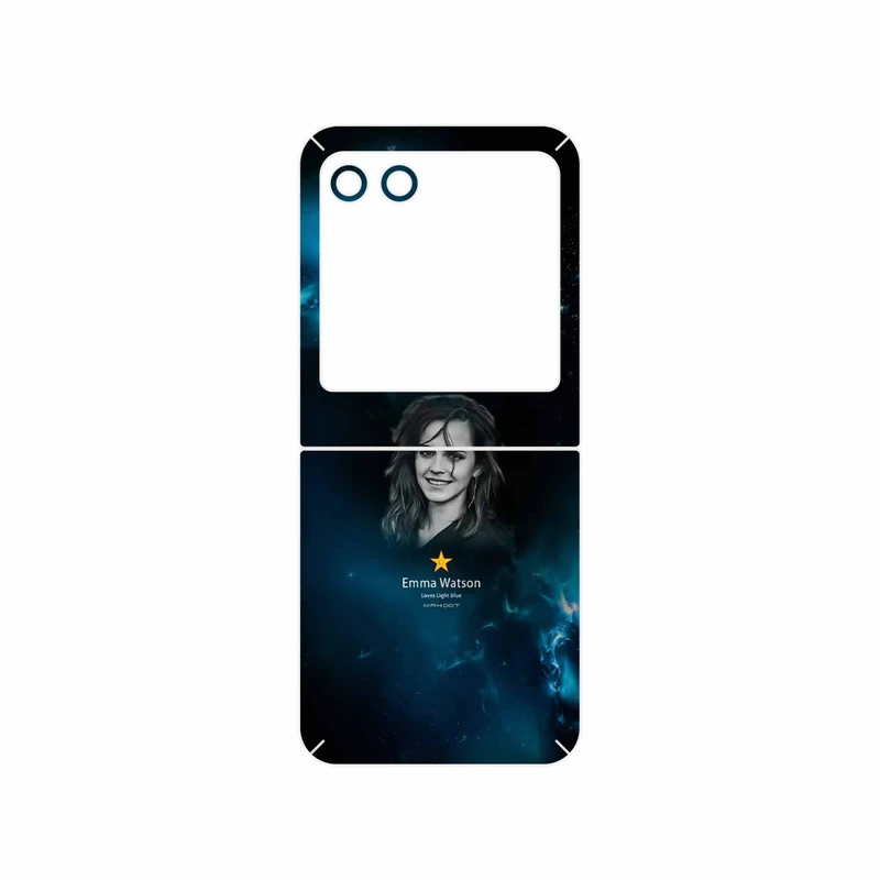 برچسب پوششی ماهوت مدل Emma Watson مناسب برای گوشی موبایل موتورولا Razr 40 Ultra