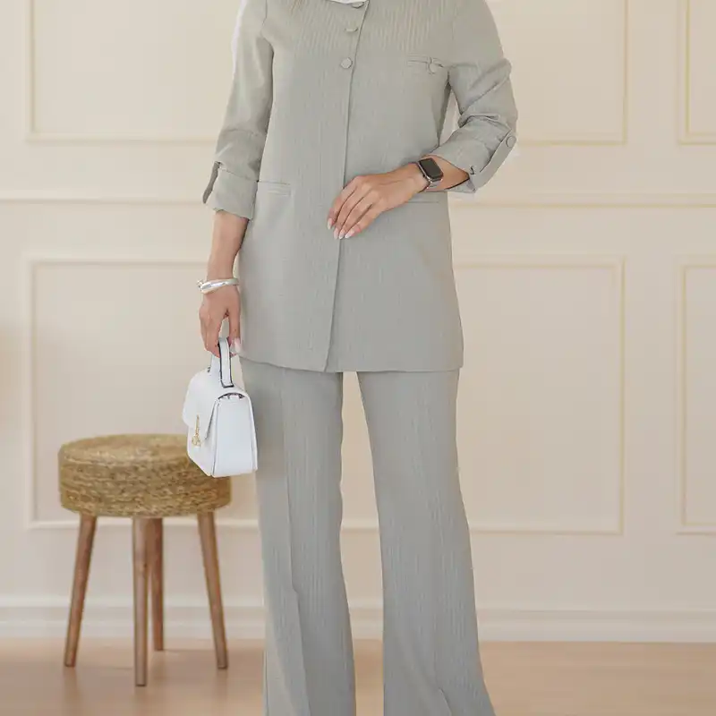 مانتو و شلوار زنانه السانا مدل نوا کد 185278