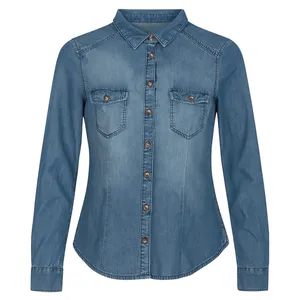 شومیز آستین بلند یقه برگردان زنانه کد 1106