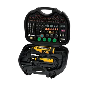 فرز مینیاتوری و شارژی دیمردار 20 میلی متری 180وات کنزاکس مدل 3565 مجموعه‌ 255 عددی