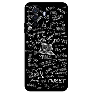 Megafone Social Media 1898 Cover For Huawei Nova Y70