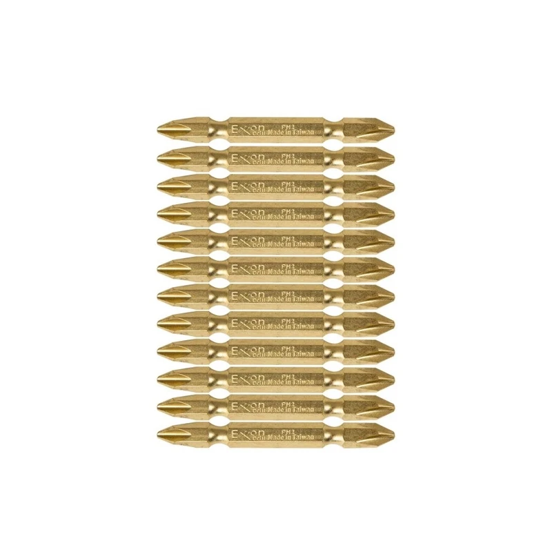 سری پیچ گوشتی دو سر چهار سو اکسون مدل PH2xPH2x65x12 بسته 12 عددی