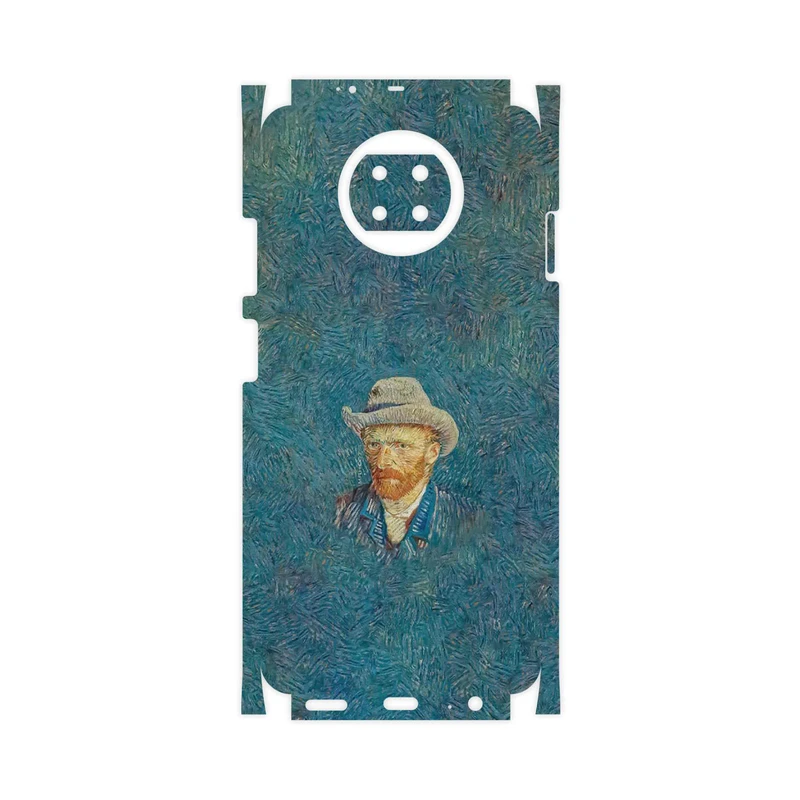 برچسب پوششی ماهوت مدل Self portrait with a gray felt hat-FullSkin مناسب برای گوشی موبایل شیائومی Redmi Note 9T