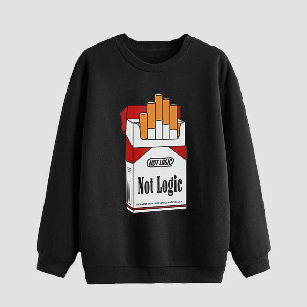 سویشرت مردانه مدل دورس طرح سیگار mo013