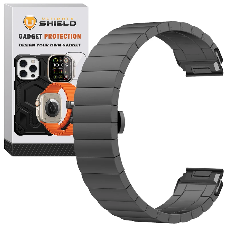 بند آلتیمیت شیلد مدل Swatch Link GRM26 مناسب برای ساعت هوشمند گارمین Fenix 3 / 3 Hr / D2 Bravo / Quatix 3 (26mm)