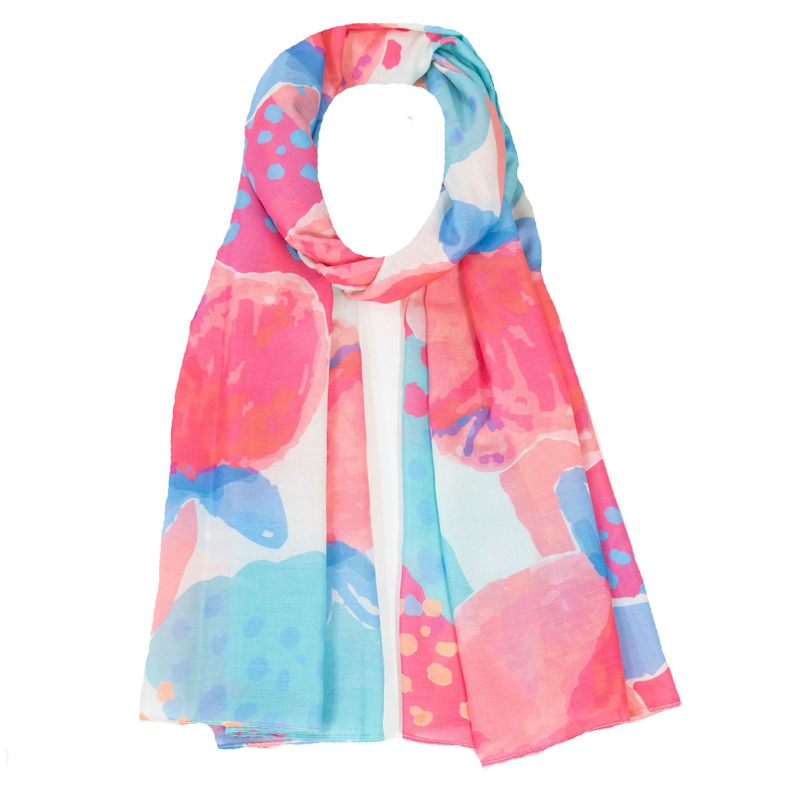 شال زنانه مدل نخی جدید طرح فانتزی بهاره کد 2278 -  - 1