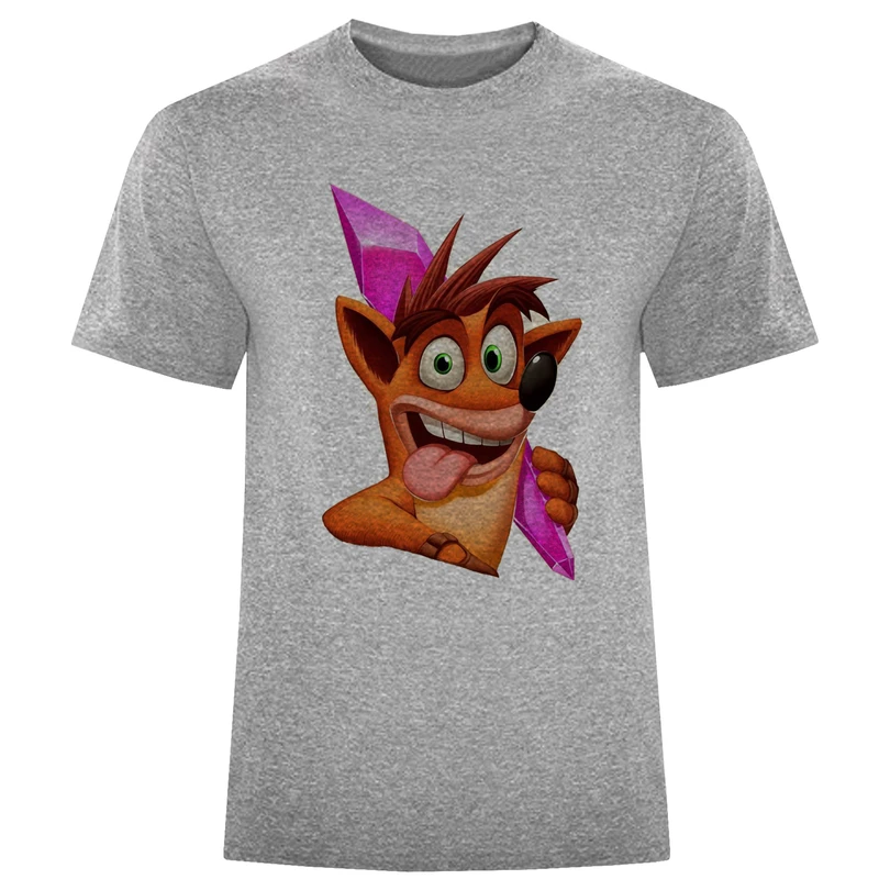 تیشرت آستین کوتاه مردانه طرح کراش کد W204