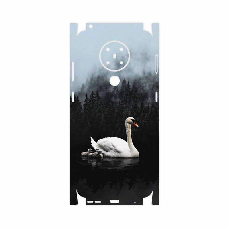 برچسب پوششی ماهوت مدل Swan-Lake-FullSkin مناسب برای گوشی موبایل نوکیا 5.3