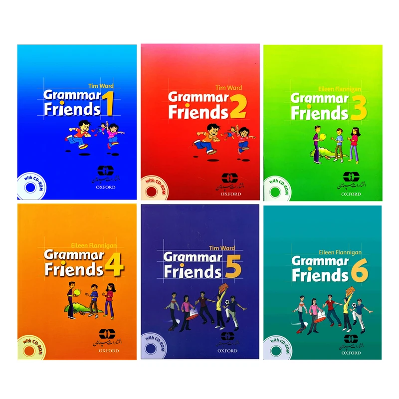 کتاب Grammar Friends اثر Tim Ward And Eileen Flannigan انتشارات سپاهان جلد 1 تا 6