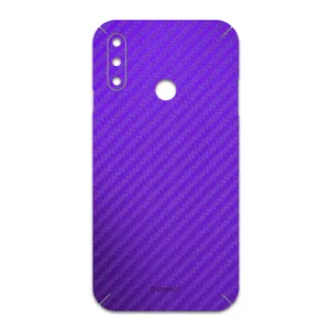 MAHOOT Purple-Fiber Cover Sticker for LG W10