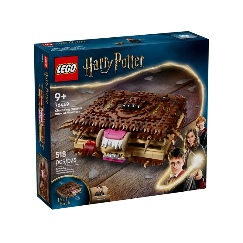 لگو 518 تکه سری Harry Potter مدل Chomping Monster Book of Monsters کد 76449
