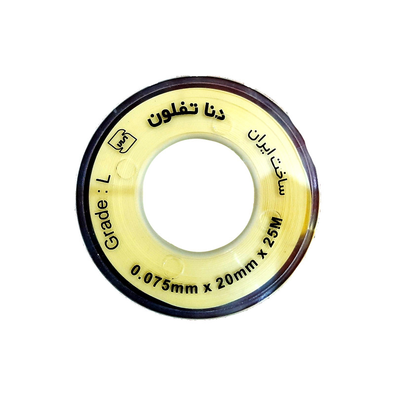 نوار تفلون دنا تفلون مدل ممتاز 25M کد D3 بسته 10 عددی نوار تفلون دنا تفلون مدل ممتاز 25M کد D3 بسته 10 عددی