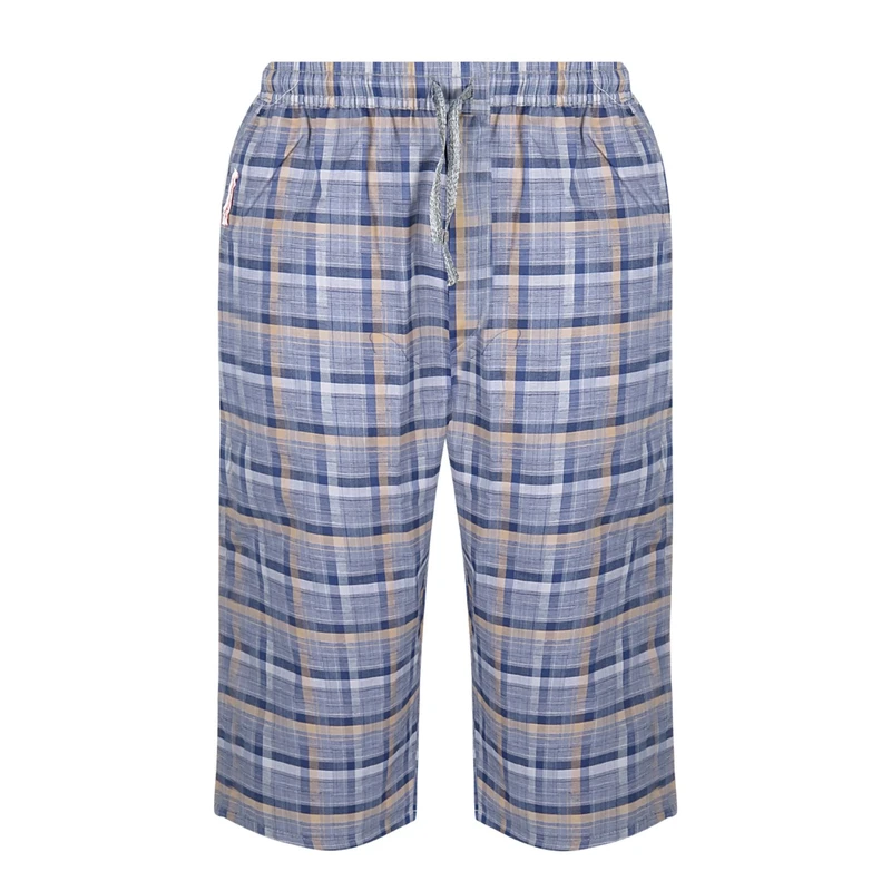 شلوارک مردانه مدل چهارخانه نساجی