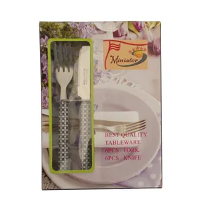 ست کارد و چنگال میوه خوری 12 پارچه مینیاتور کد ST5