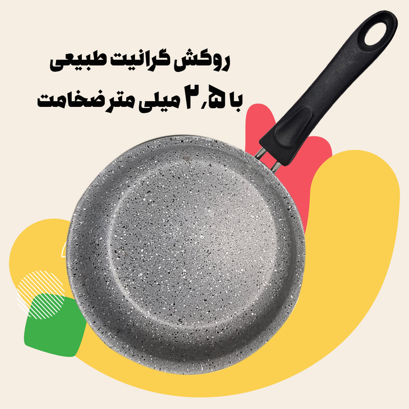 تابه ظرفیران رهنمون مدل رزیتا سایز 26