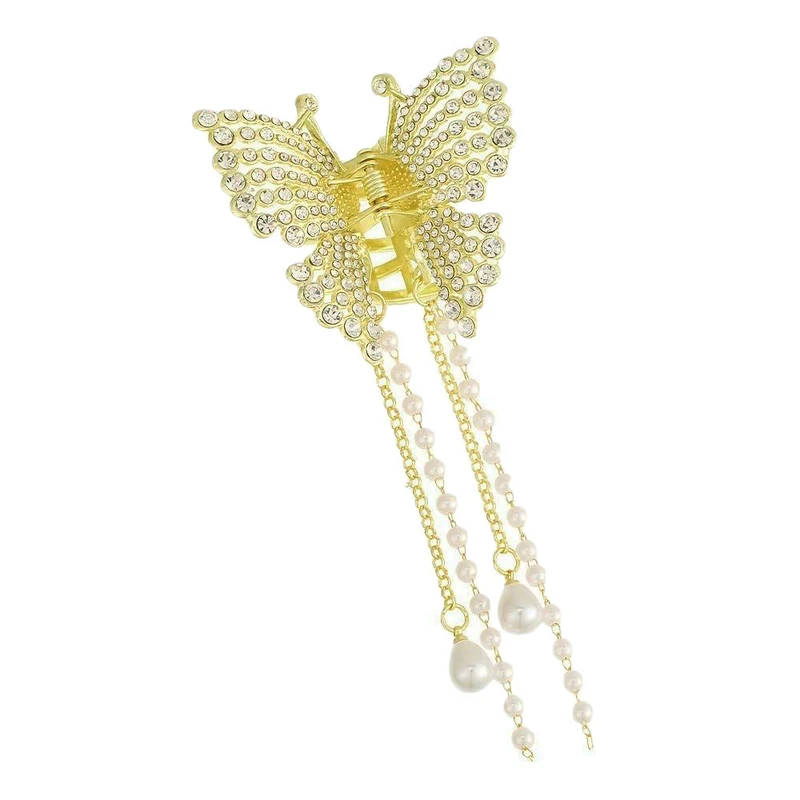 کلیپس مو زنانه مدل پروانه آویزدار کد 1324