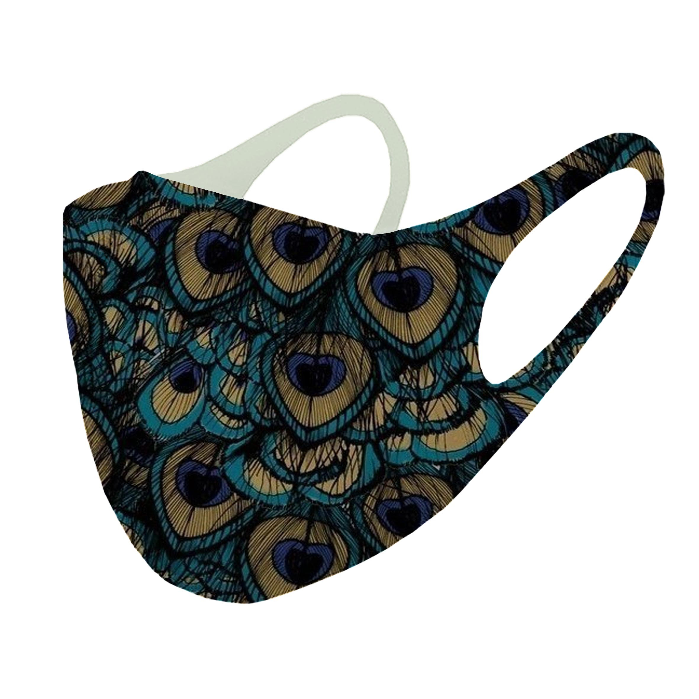 ماسک تزیینی طرح پرطاووس مدل ma120