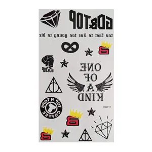 تتو موقت طرح الماس و صلح کد 77