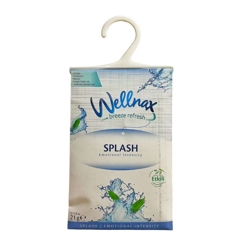 خوشبو کننده و ضد بید کمد لباس ولنکس مدل SPLASH حجم 210 میلی لیتر خوشبو کننده و ضد بید کمد لباس ولنکس مدل SPLASH حجم 210 میلی لیتر