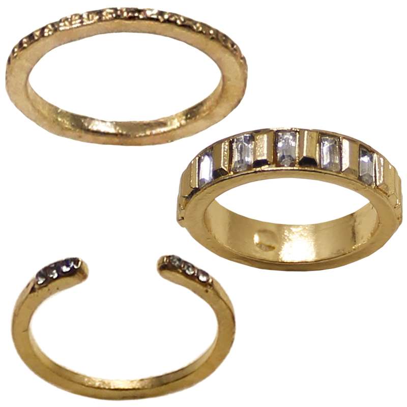 بند انگشتی زنانه کد RKH_1364 مجموعه 3 عددی