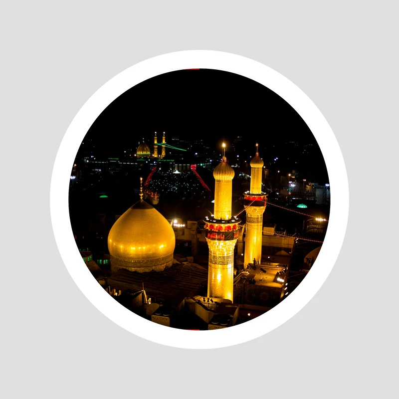 تابلو نوری پیشتاز نو اندیشان هوشمند اسپرلوس مدل گنبد امام حسین (ع)