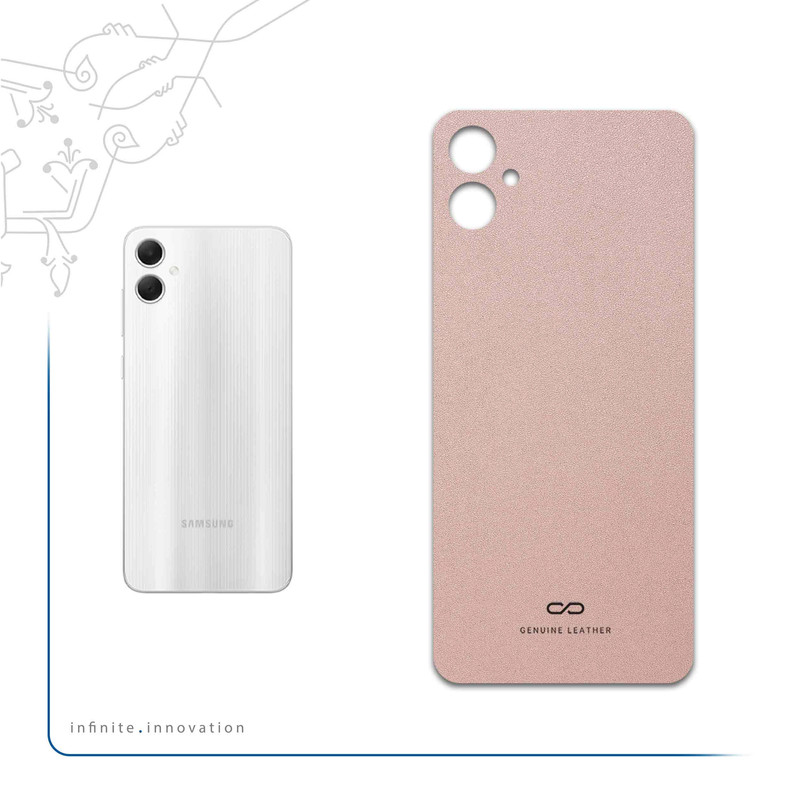 برچسب پوششی ماهوت مدل Rose-Gold-Leather مناسب برای گوشی موبایل سامسونگ Galaxy A05