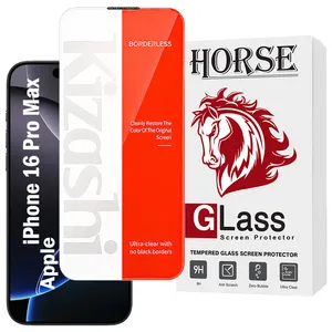 Horse KIZNOSTH Screen Protector For Apple iPhone 16 Pro Max