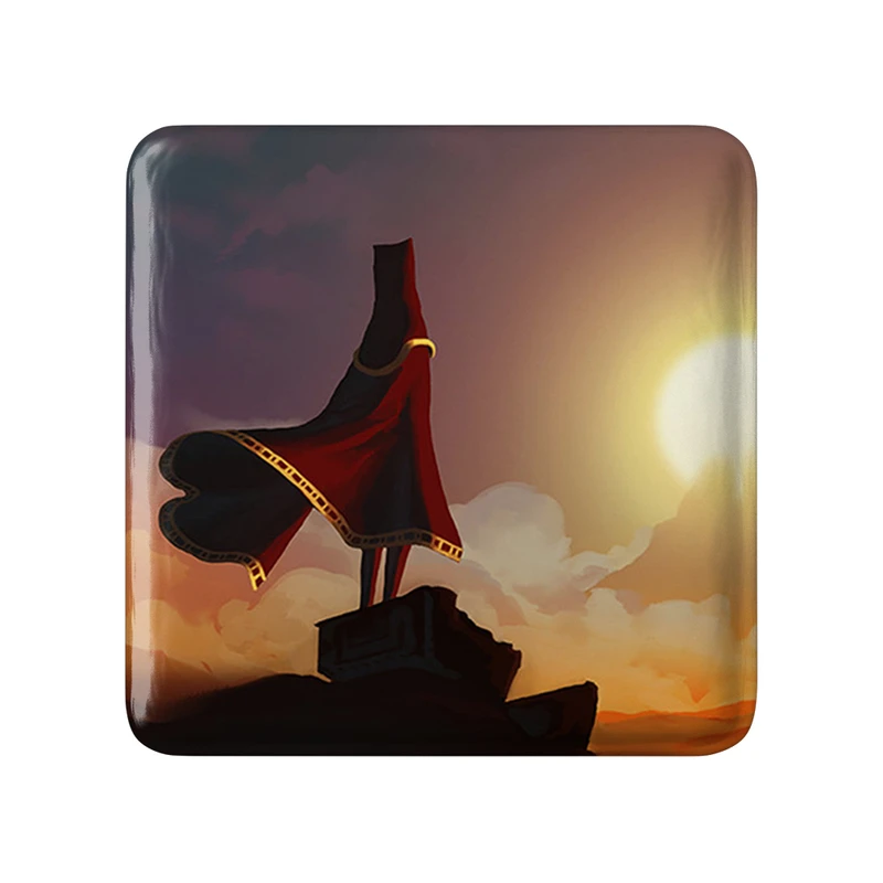 پیکسل خندالو طرح بازی جورنی (Journey) مدل مربعی کد 35602