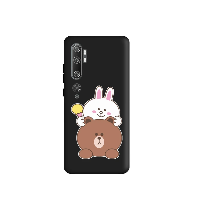کاور قاب گارد طرح خرگوشی و خرسی کد s8816 مناسب برای گوشی موبایل شیائومی Mi Note 10 / Mi Note 10 Pro
