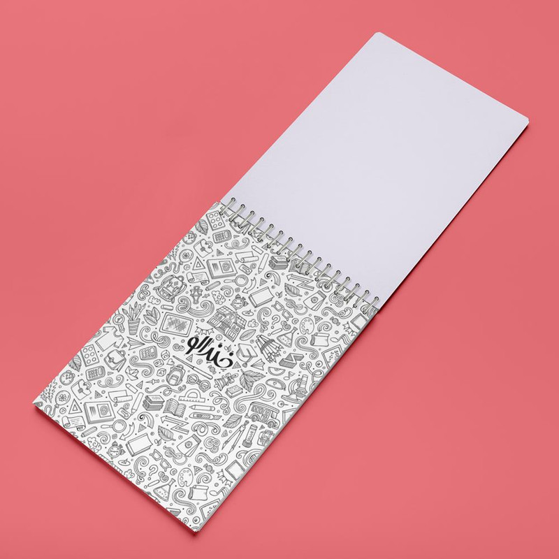 دفتر یادداشت 50 برگ خندالو مدل ماجراهای تن تن کد 3341