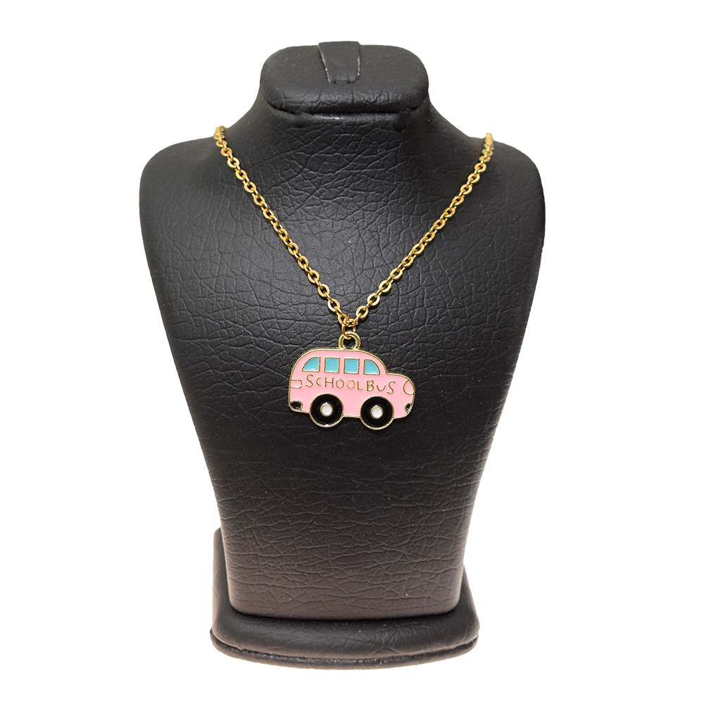 گردنبند دخترانه دلنار گالری مدل اتوبوس مدرسه گردنبند دخترانه دلنار گالری مدل اتوبوس مدرسه