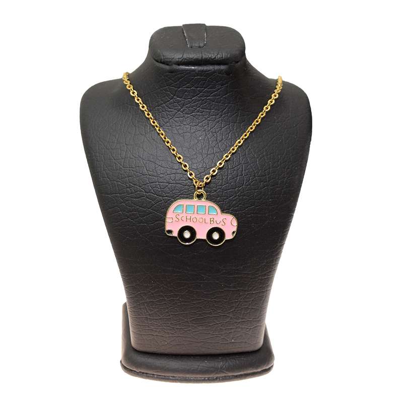 گردنبند دخترانه دلنار گالری مدل اتوبوس مدرسه گردنبند دخترانه دلنار گالری مدل اتوبوس مدرسه