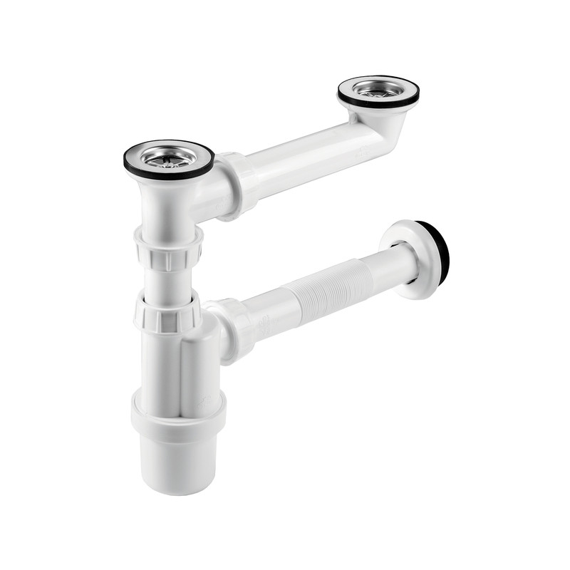 سیفون ظرفشویی مهر مدل  دو لگنه