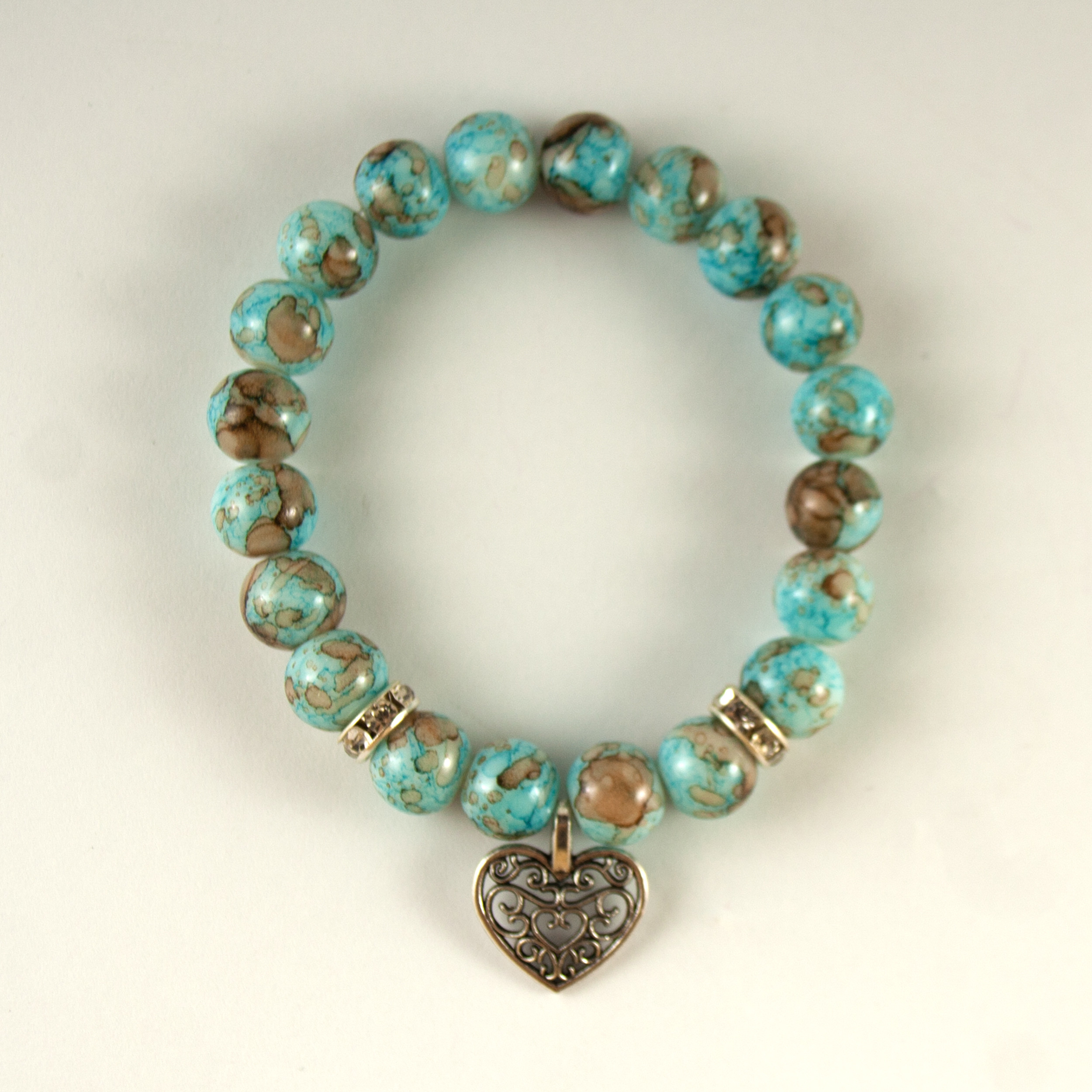 دستبند دخترانه طرح قلب کد 1022 دستبند دخترانه طرح قلب کد 1022