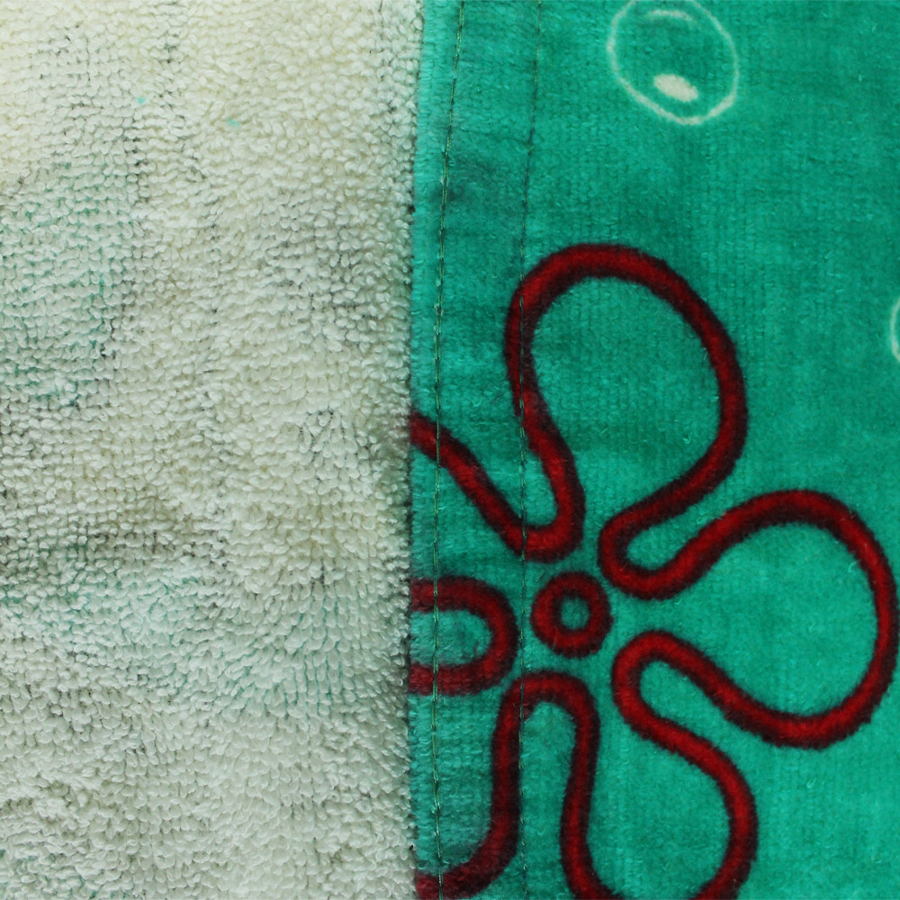 حوله پالتویی کودک ماهان طرح باب اسفنجی سایز 90x100 سانتی متر