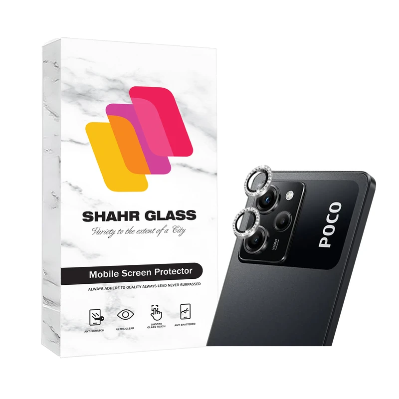  محافظ لنز دوربین شهر گلس مدل RNGLNSH مناسب برای گوشی موبایل شیائومی Poco X5 Pro