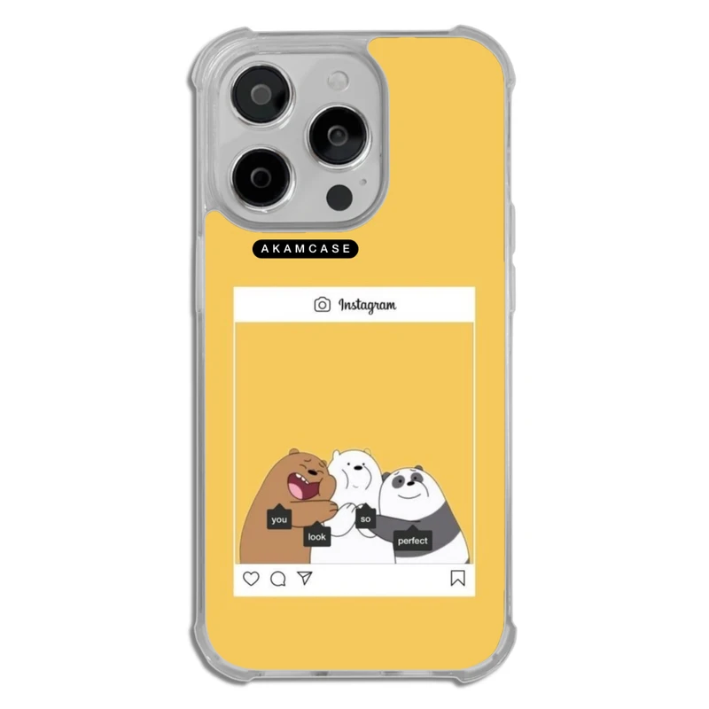 کاور آکام مدل AMCWTA14PRO-BARE BEAR5 مناسب برای گوشی موبایل اپل iPhone 14 Pro