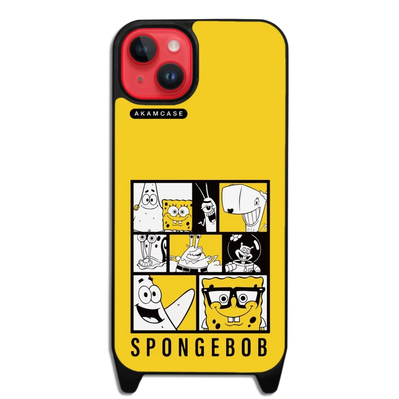 کاور آکام مدل AMC-WLA14PLUS-SPONGE BOB3 مناسب برای گوشی موبایل اپل iPhone 14 Plus