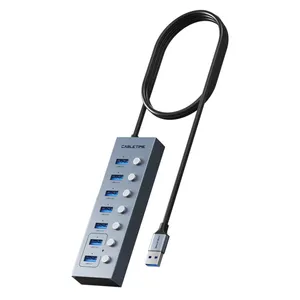 هاب 7 پورت USB 3.0 کِیبِل تایم مدل CB47G
