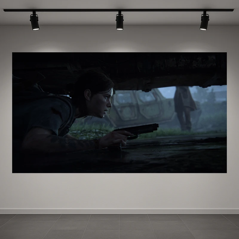 پوستر پارچه ای طرح مخمل  the last of us مدل الی کد AR3061728