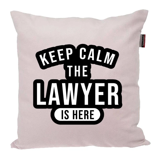 کوسن پاد آفرین مدل وکیل دانشجو حقوق وکالت کد PK401570 سایز 40*40 سانتی متر