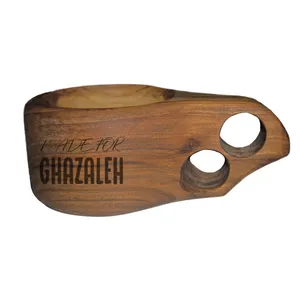 لیوان چوبی مدل غزاله