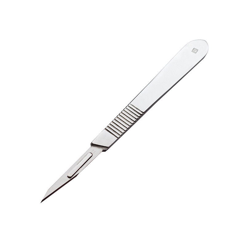 دسته تیغ جراحی پرایم استار مدل MRJXQI شماره 3 به همراه تیغ استریل هاینز هرنز کد SKJMRJN002369 بسته 7 عددی