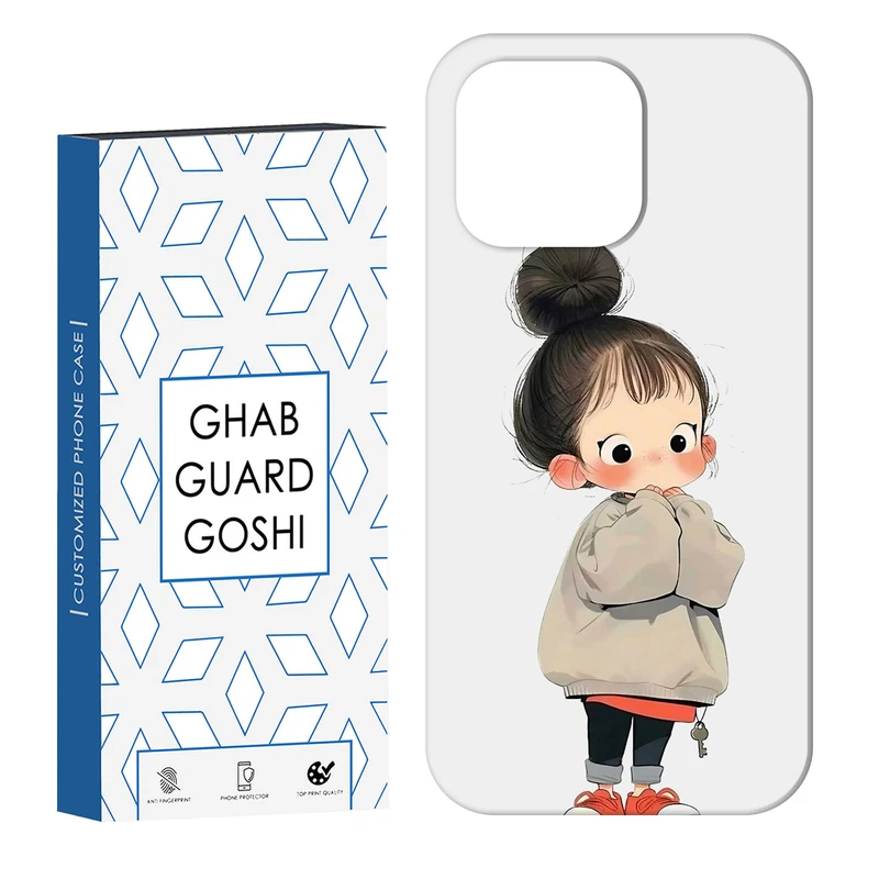 کاور قاب گارد گوشی طرح دختر ملوس کد Dimo-956 مناسب برای گوشی موبایل اپل IPHONE 16 PRO   