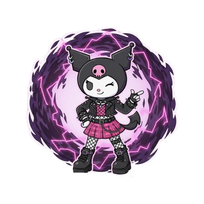 استیکر پارچه و لباس پاد آفرین مدل کارتونی کورومی جذاب کد 903