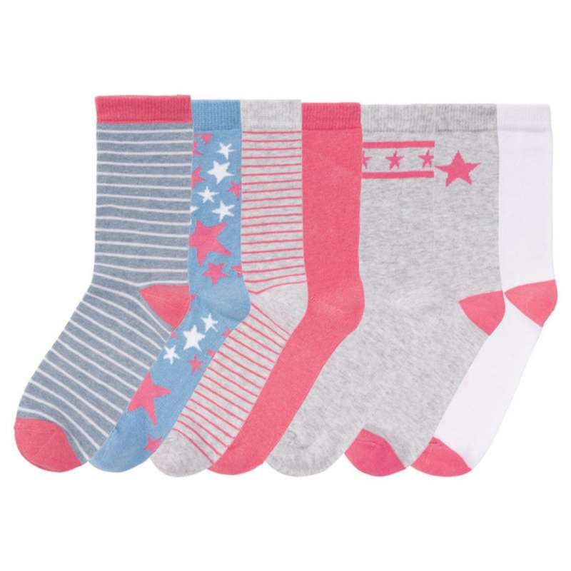 جوراب دخترانه پیپرتس مدل G360 مجموعه 7 عددی