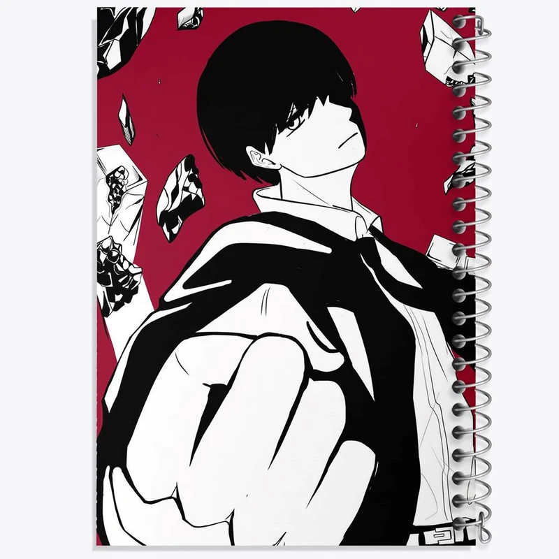 دفتر لیست خرید 50 برگ خندالو طرح انیمه ماشیل جادو و ماهیچه کد 27560