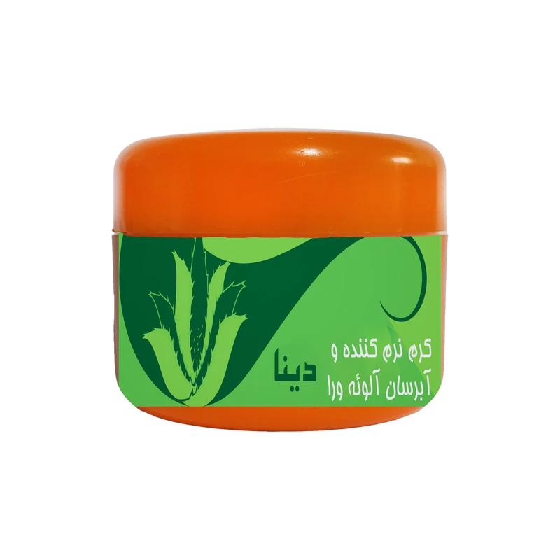 کرم آبرسان دینا مدل آلوئه ورا حجم 50 میلی لیتر