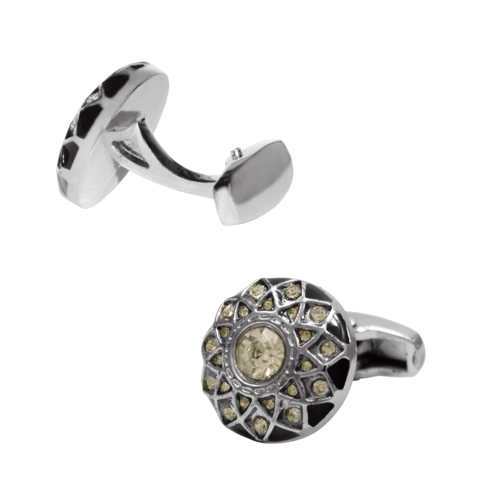 ست دکمه سر دست و گیره کراوات مردانه کد 36-3 - - 2