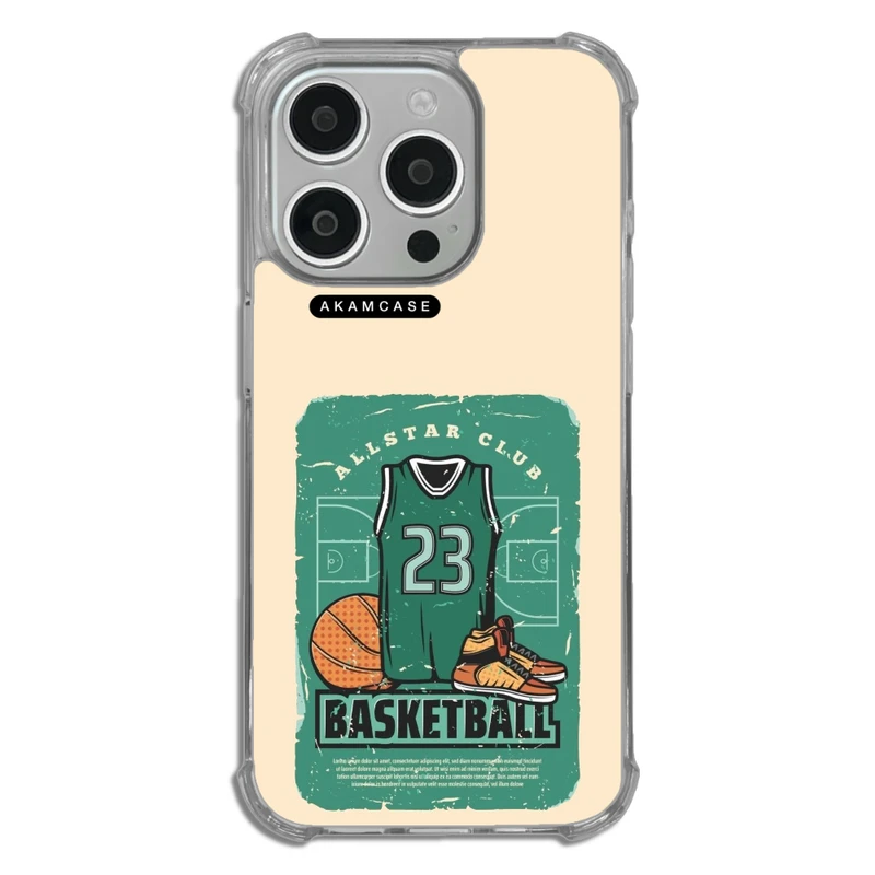 کاور آکام مدل AMC-WTA15PRO-BASKETBALL12 مناسب برای گوشی موبایل اپل iPhone 15 Pro
